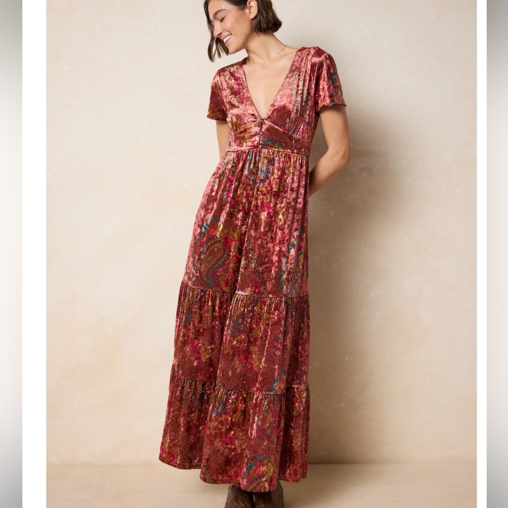 NATURAL LIFE Velvet Dress - Picture 1 of 6